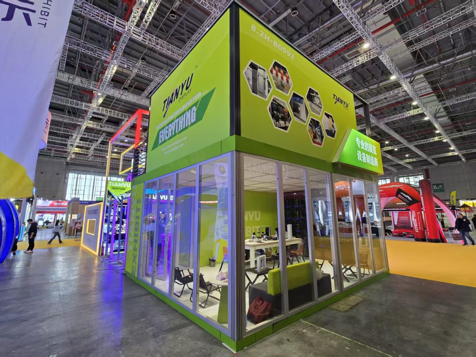 Tianyu exhibits reveals pioneering double-decker and shining profile systems on the AppP Expo 2025