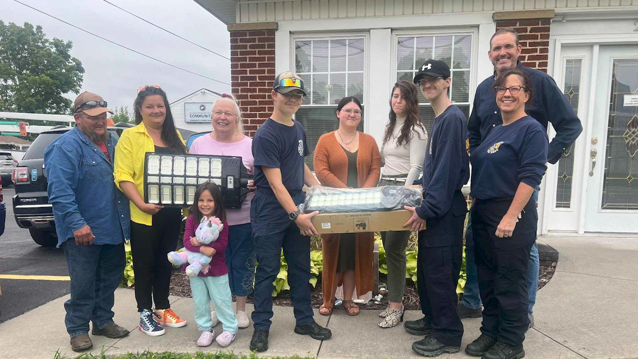 Community Connections Incorpted donated solar lighting to Matoaka