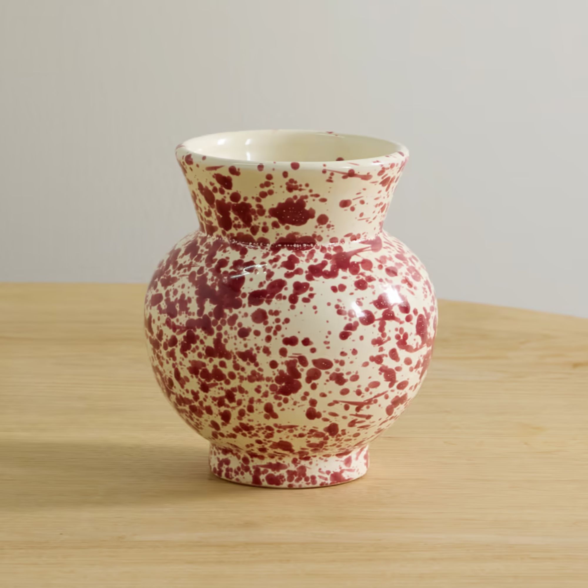 Cabana sprinkled ceramic vase