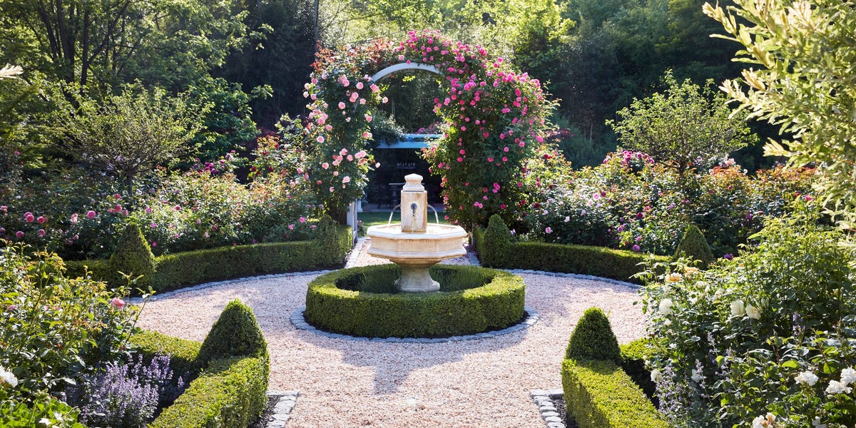 Enter a garden in Virginia Rose with global flair