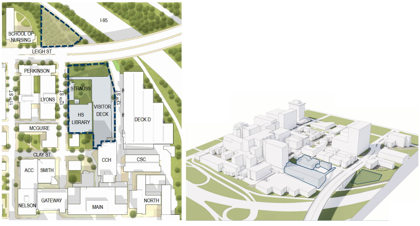 VCU MCV Hospital Tower 2 location conditions