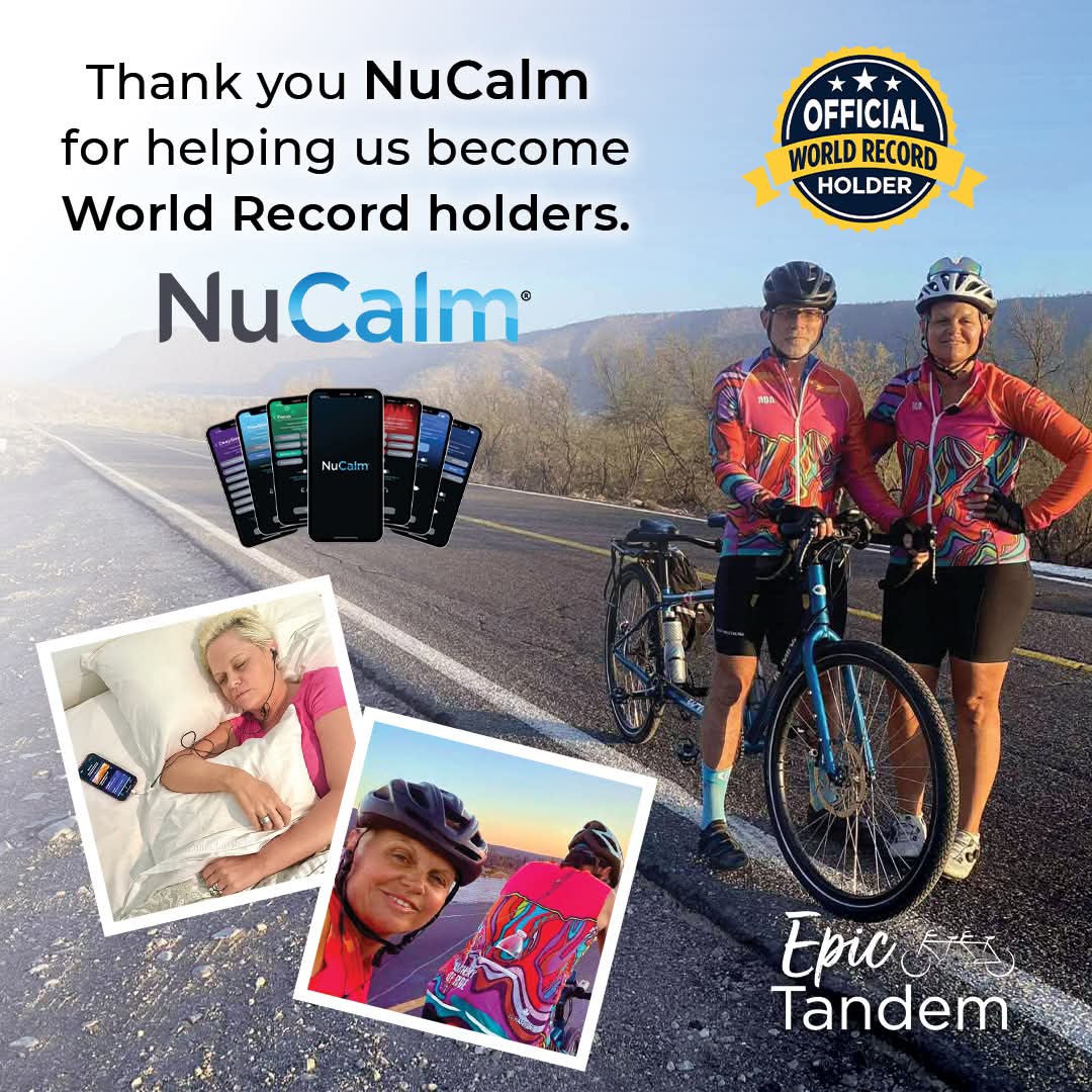 NUCALM partner with Lady JB Owen & Peter Giesin to fuel the world record cycling expedition for global education