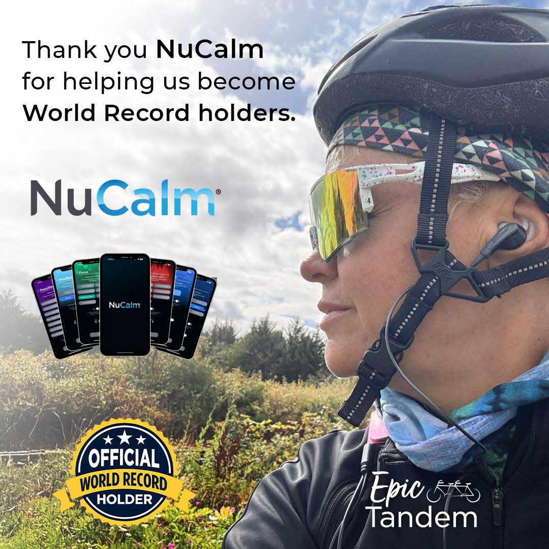 NUCALM partner with Lady JB Owen & Peter Giesin to fuel the world record cycling expedition for global education
