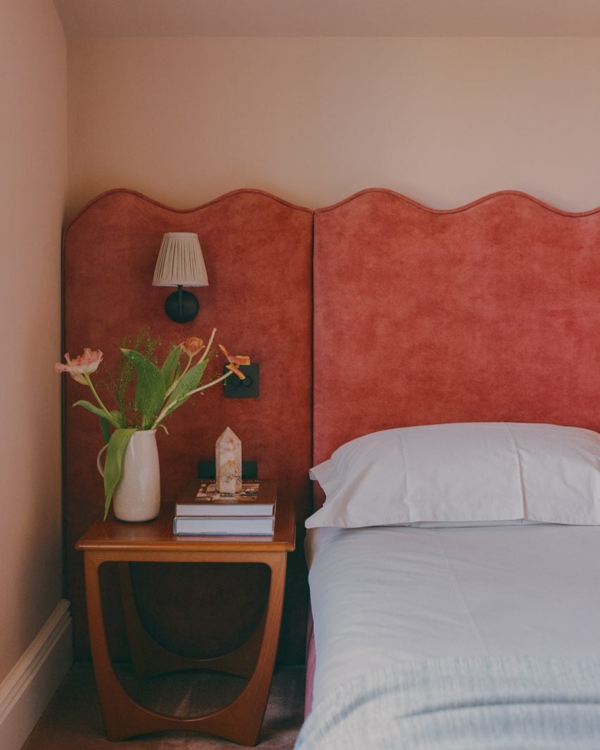 Pink's bedroom in a home renovation of Studio McW