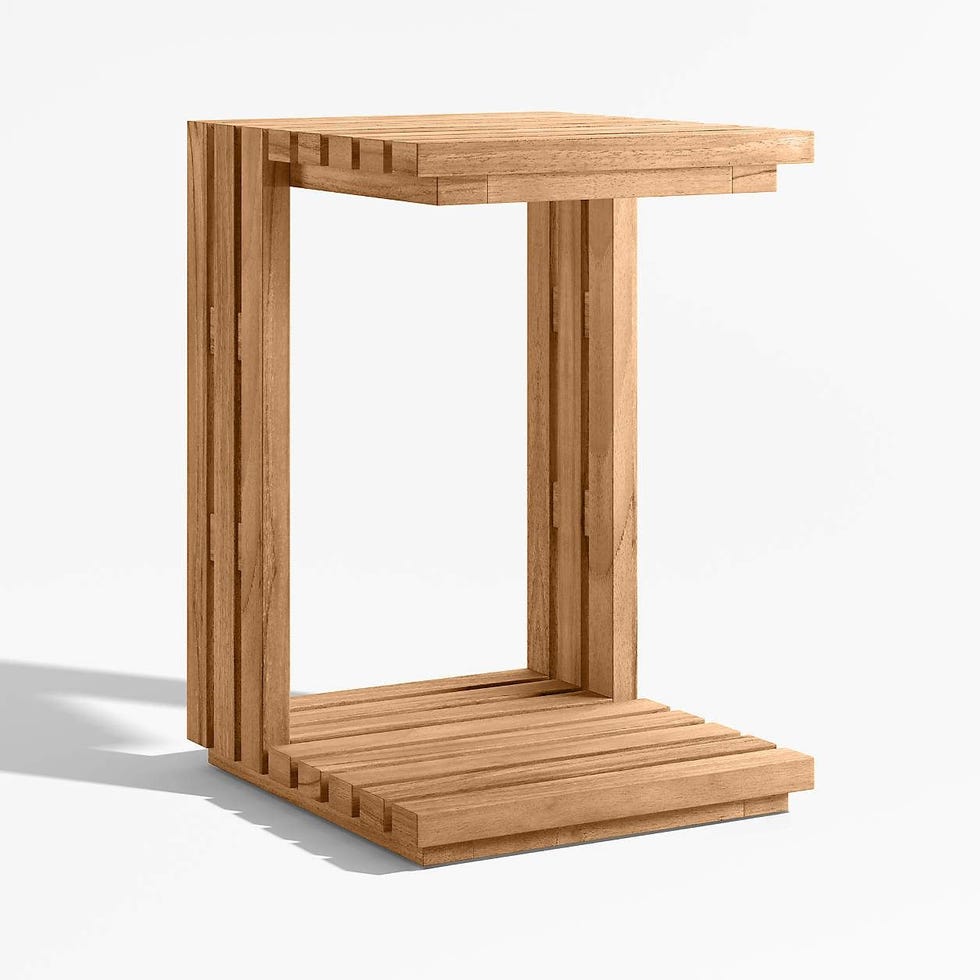 Latte Natural Teak Outdoor C-Tisch