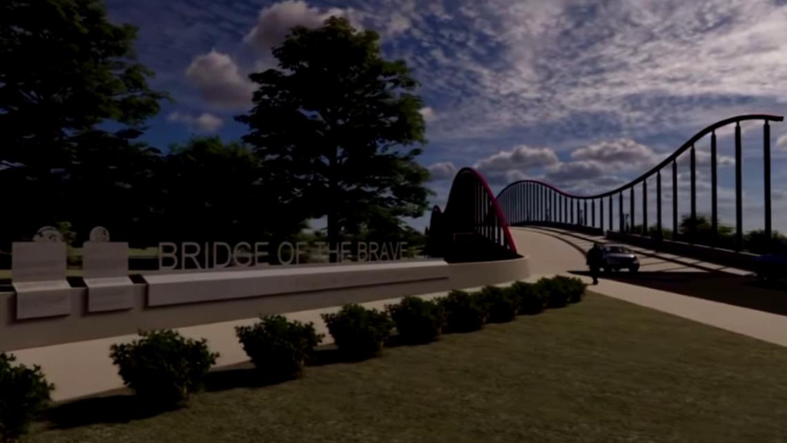 Draft was presented for the memorial bridge of the firefighters