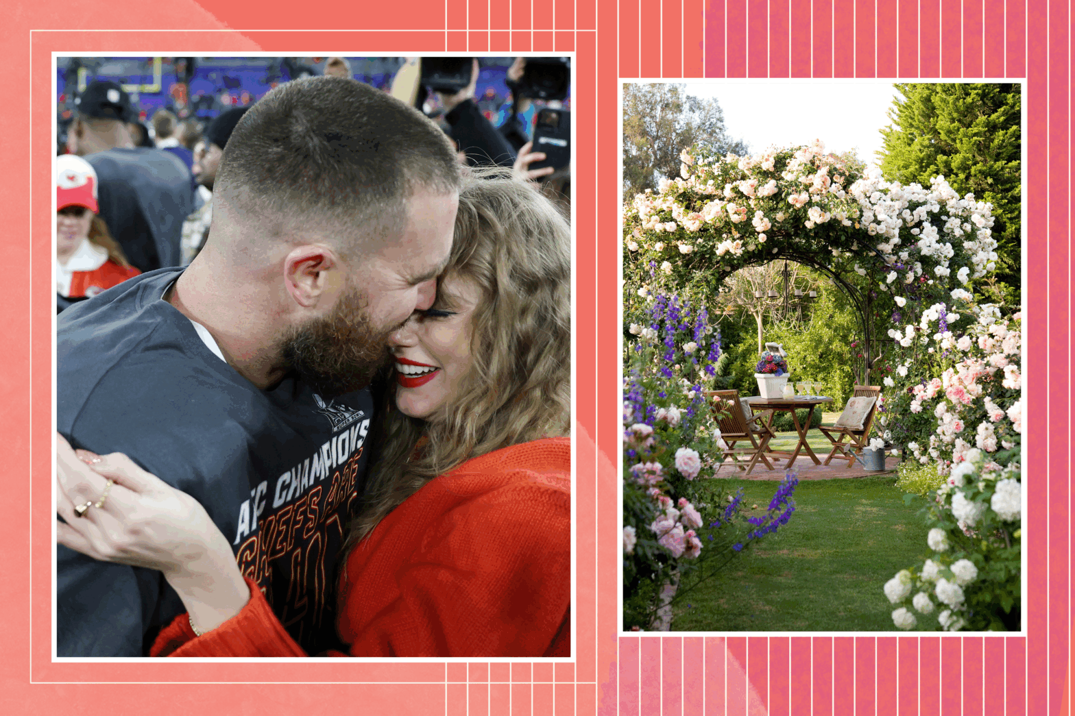 Every flower in Taylor Swift and Travis Kelces enchanted engagement garden