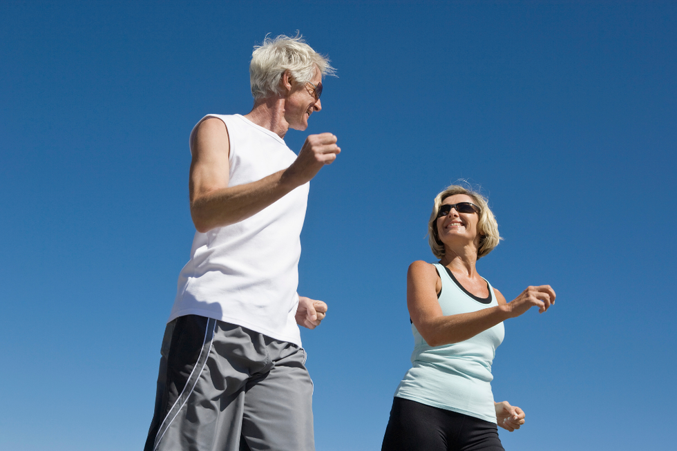 Outside, walking, sport, intervals, fitness