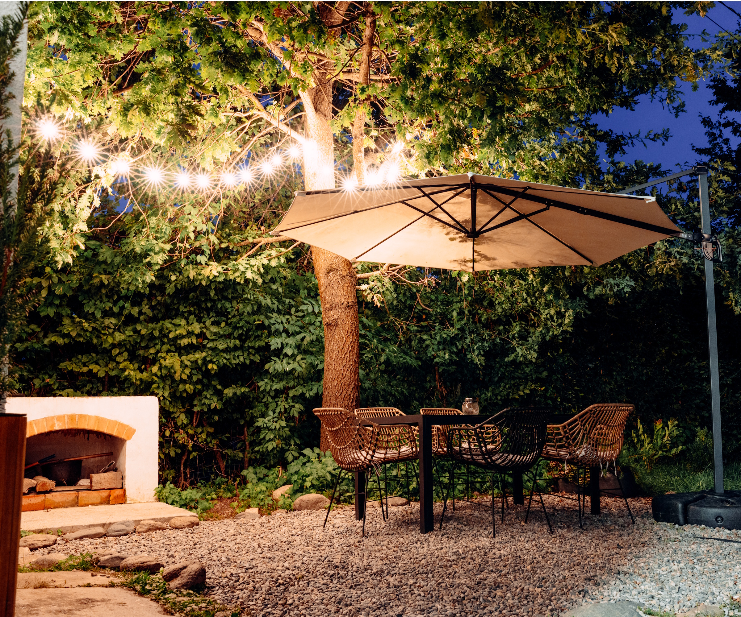 Moonlight seat area