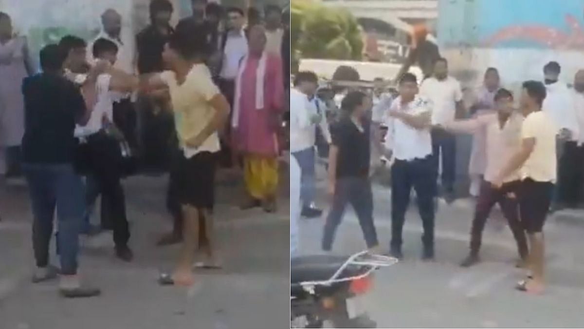 "No helmet, rides from the wrong side," young people attack traffic police officers in Delhi when asked for license. Arrested