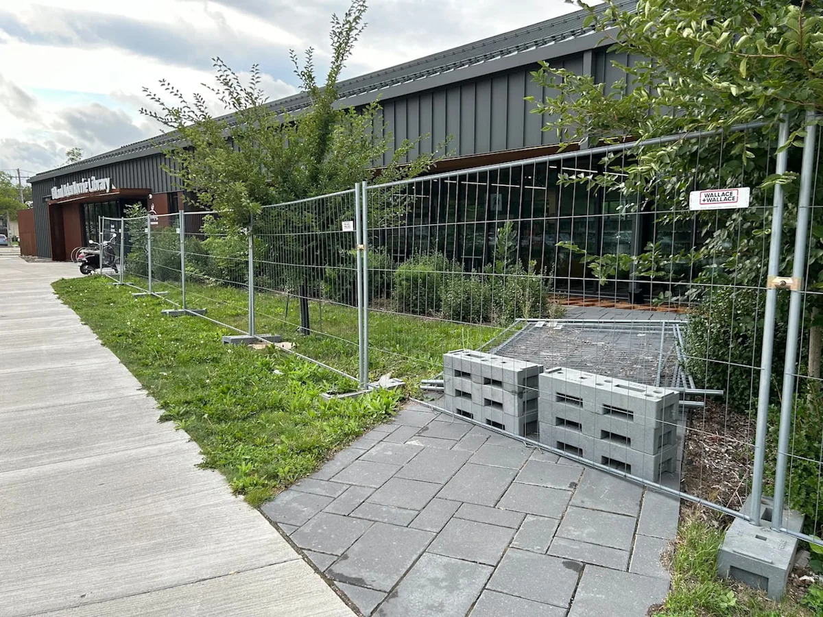 Repairs for the deck, terrace in the Winnipeg Library 4 years after construction