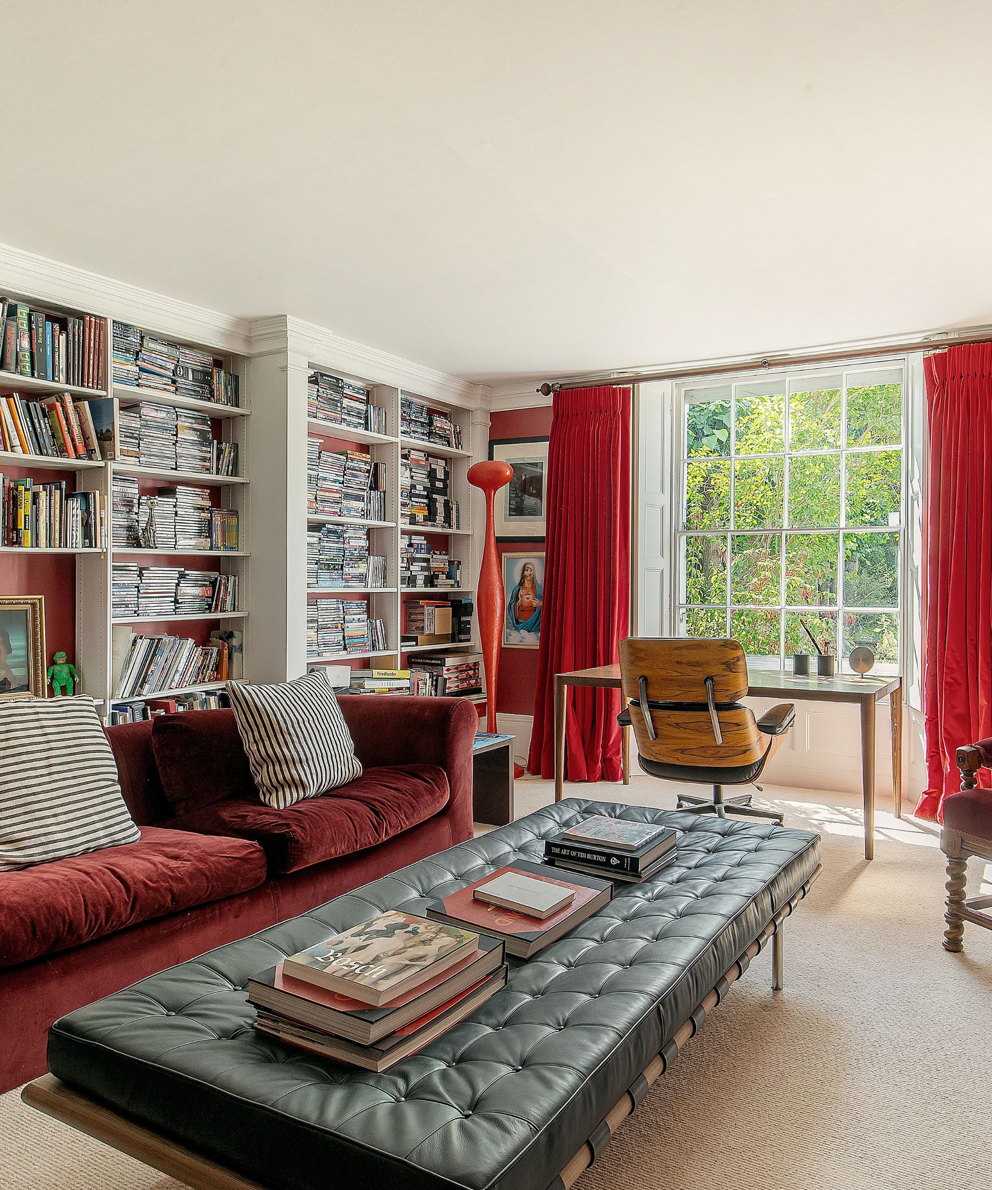 Tim Burton's home office