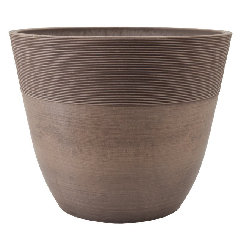 Gracie Oaks Myrtlewood etched plastic pot planter & amp; Reviews | Wayfair