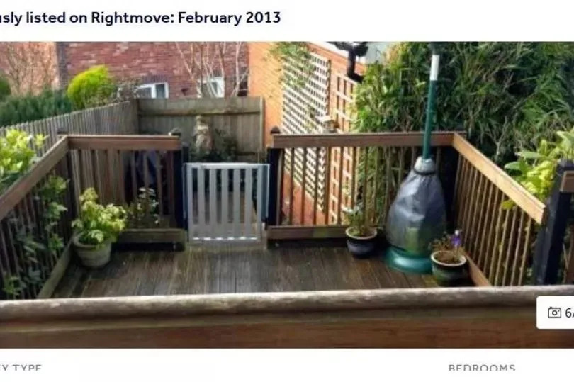 The picture shows that the Decking 2013 was much different than it was displayed on the right move