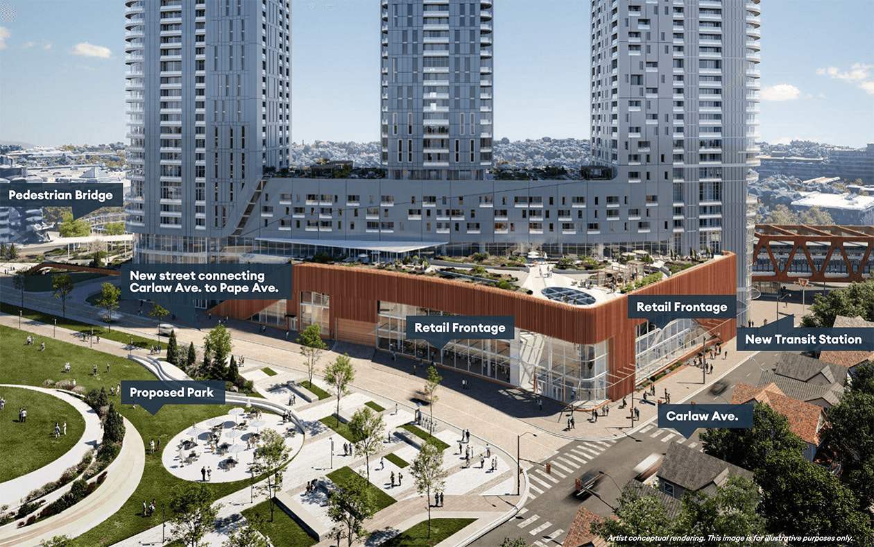Gerrard-Carlaw-Tocs to add more than 2,300 houses on the Ontario line