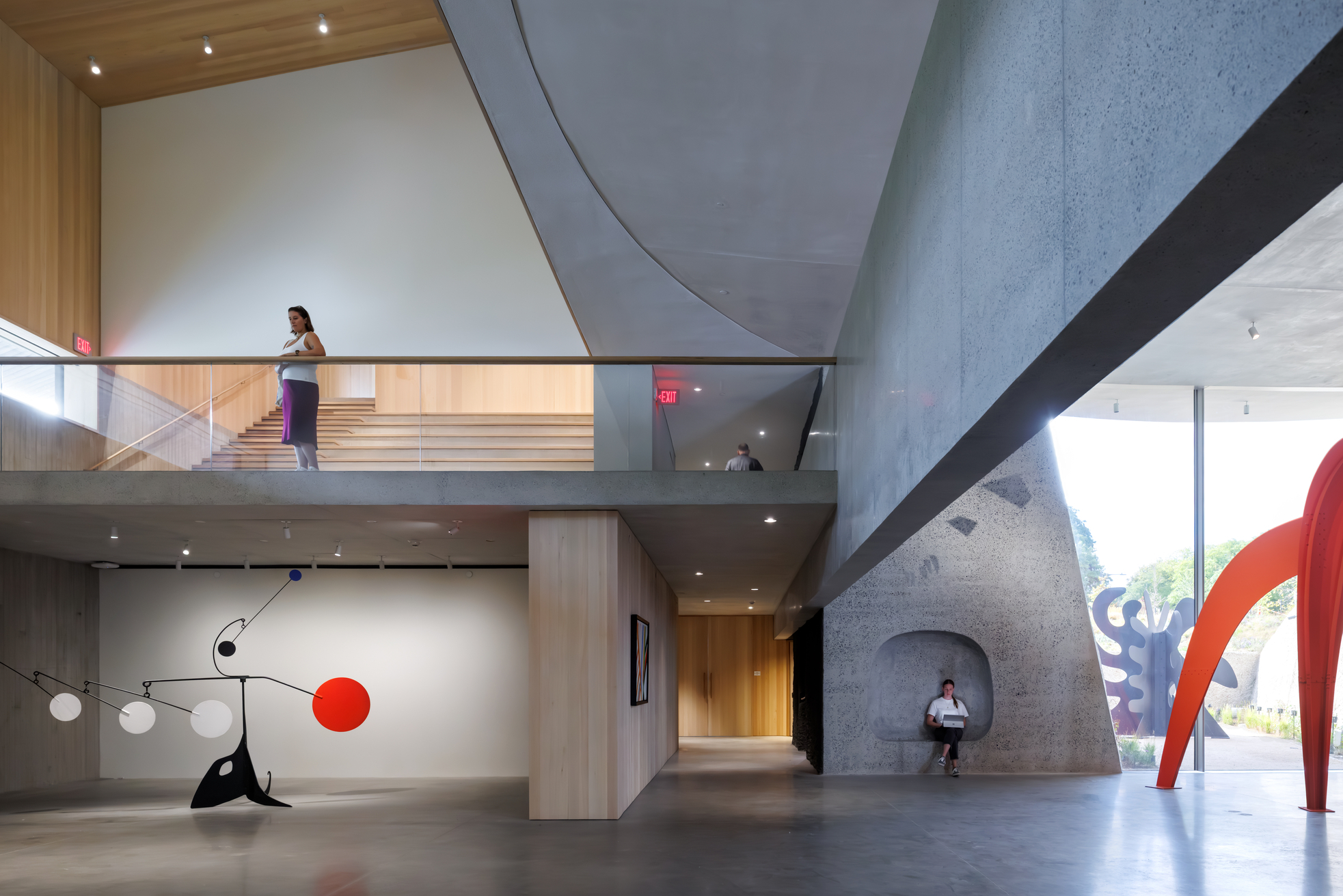 Views of newly opened Calder Gardens by Herzog and de Meuron with landscape design by Piet Oudolf