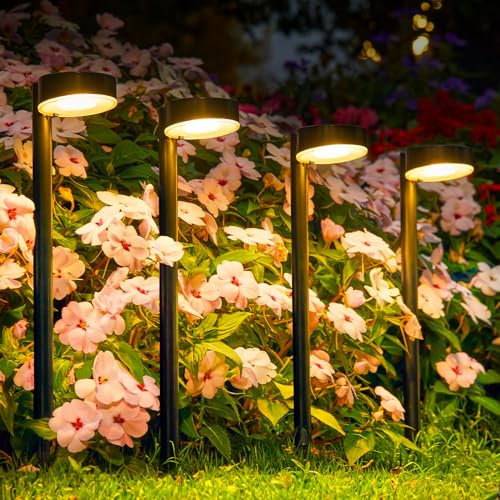 Ahaorigin 8 Pack Solar Standway lights outdoors, solar lights for outside