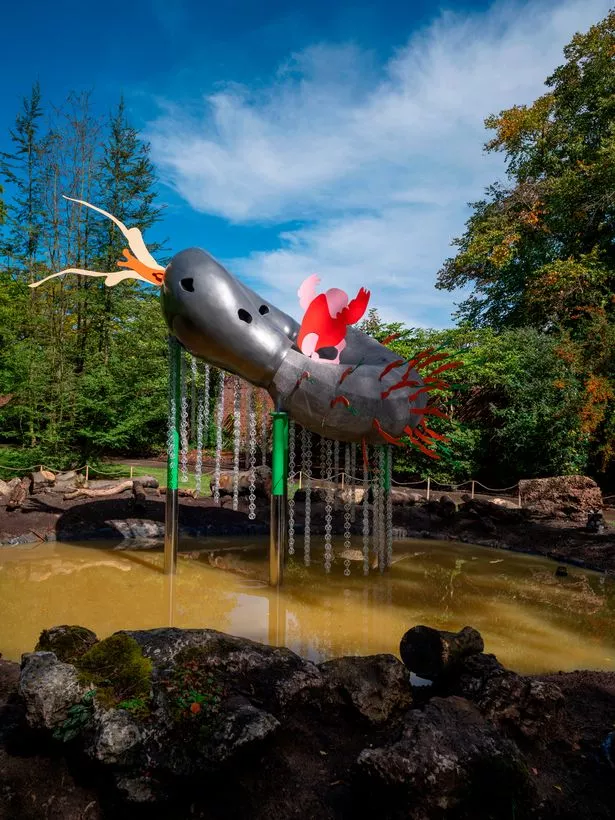 The sculpture will be in the park for at least five years