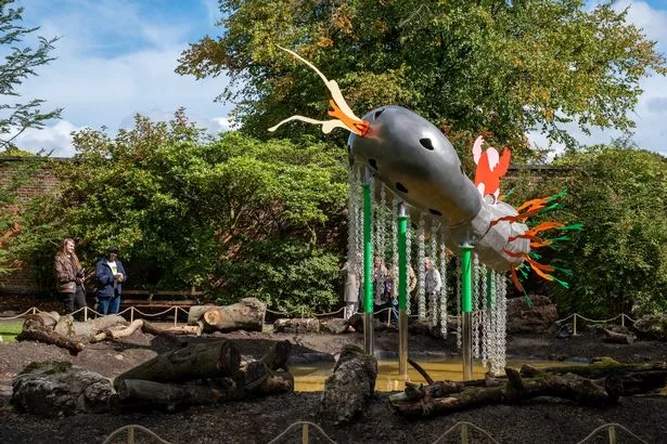 The new sculpture