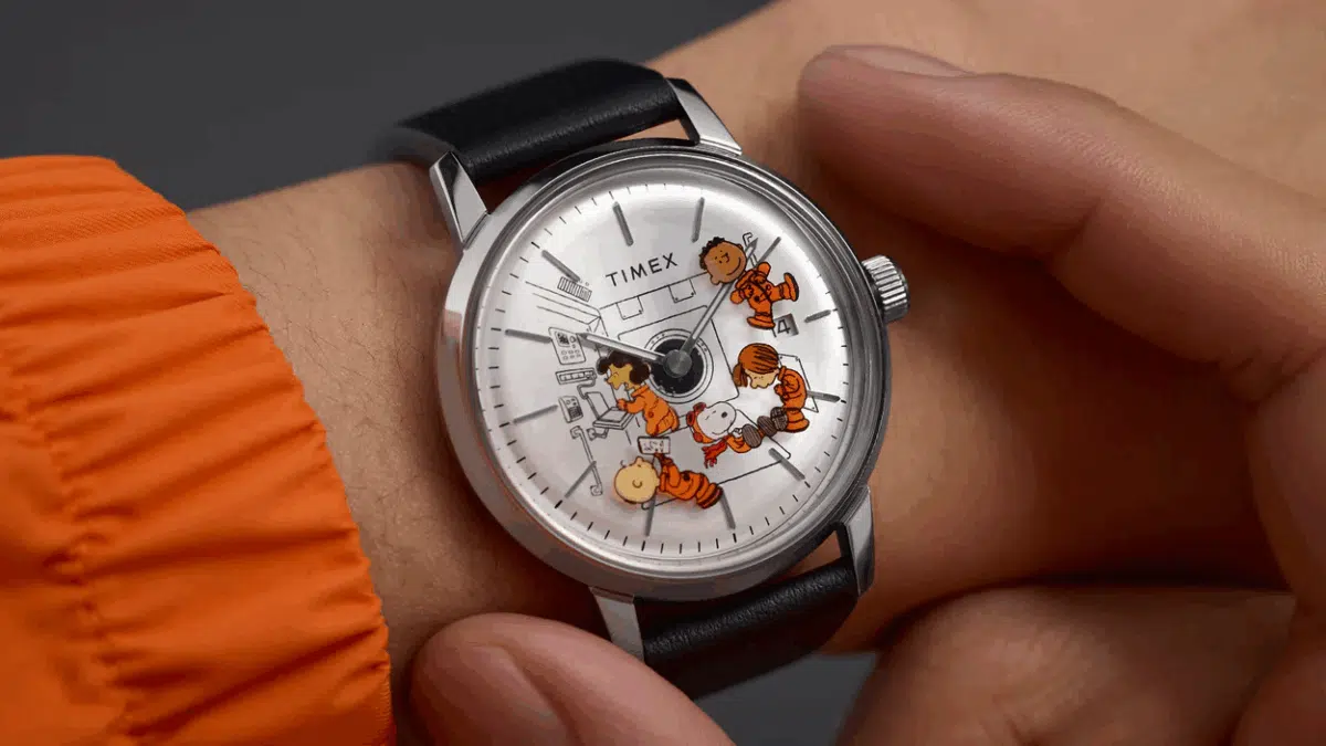 Timex X Peanuts® Marlin® Worn automatic space