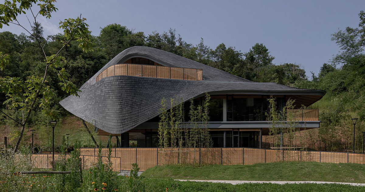 Archi-Union combines digital production and bamboo vehicle with "Linpan Cloud Eye"