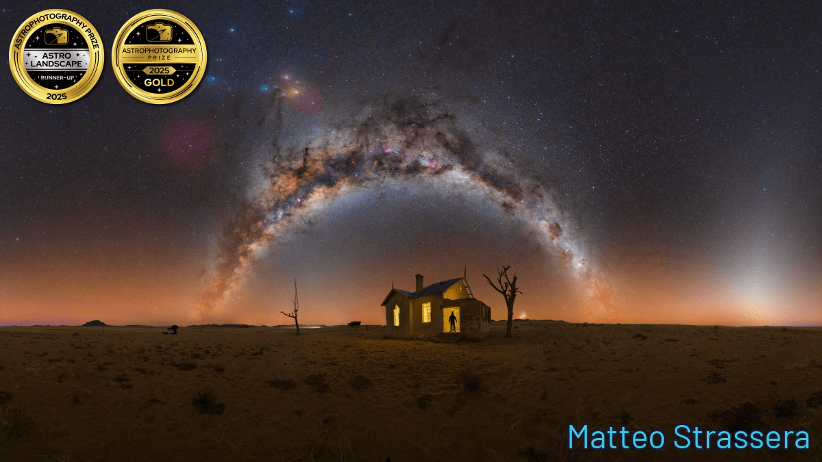The Milky Way via a train stop