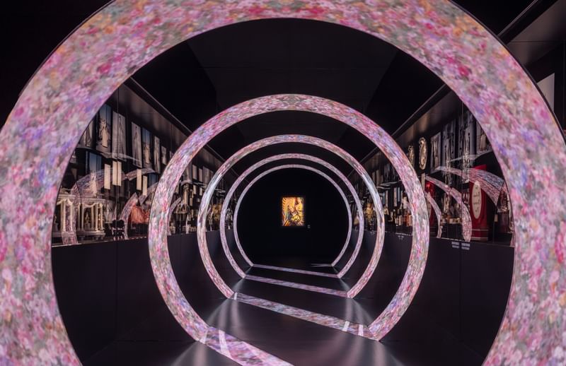 In the new Dior exhibition by Grandma in Shanghai