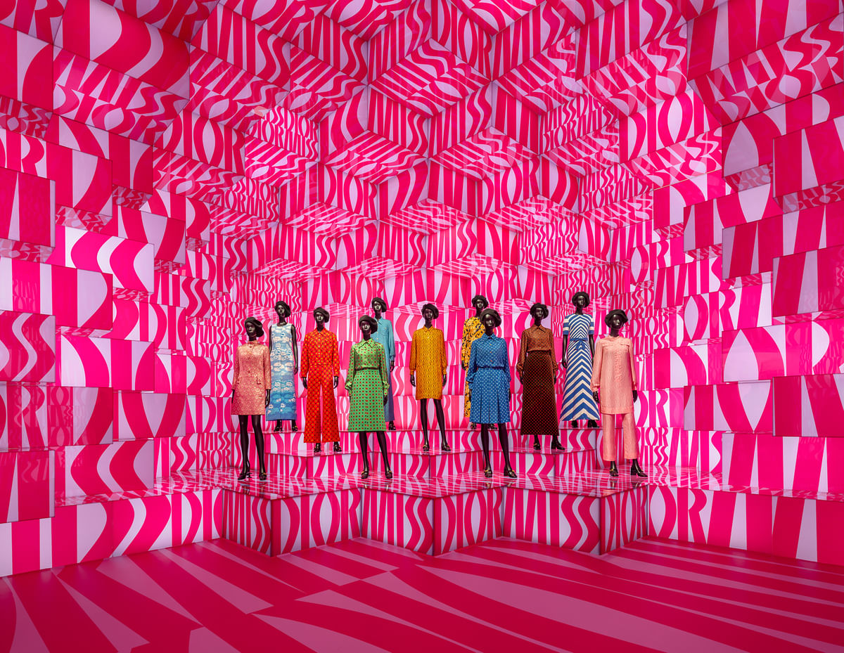 In the new Dior exhibition by Grandma in Shanghai