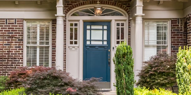 Designers predict that each front door will be one of these colors in 2026