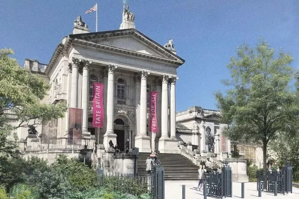 CGI of the Millbank input in Tate Great Britain