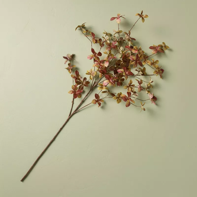 36" Rusty Quince leaf of artificial autumn stem - stove & amp; Hand & trade; With magnolia