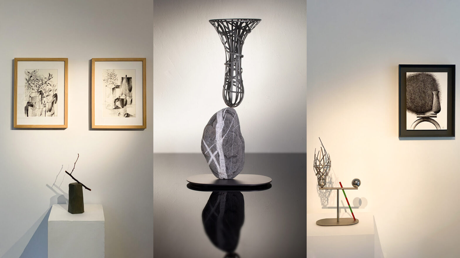 Radical landscapes of Mario Trimarchi brings balance and poems in A.Galerie