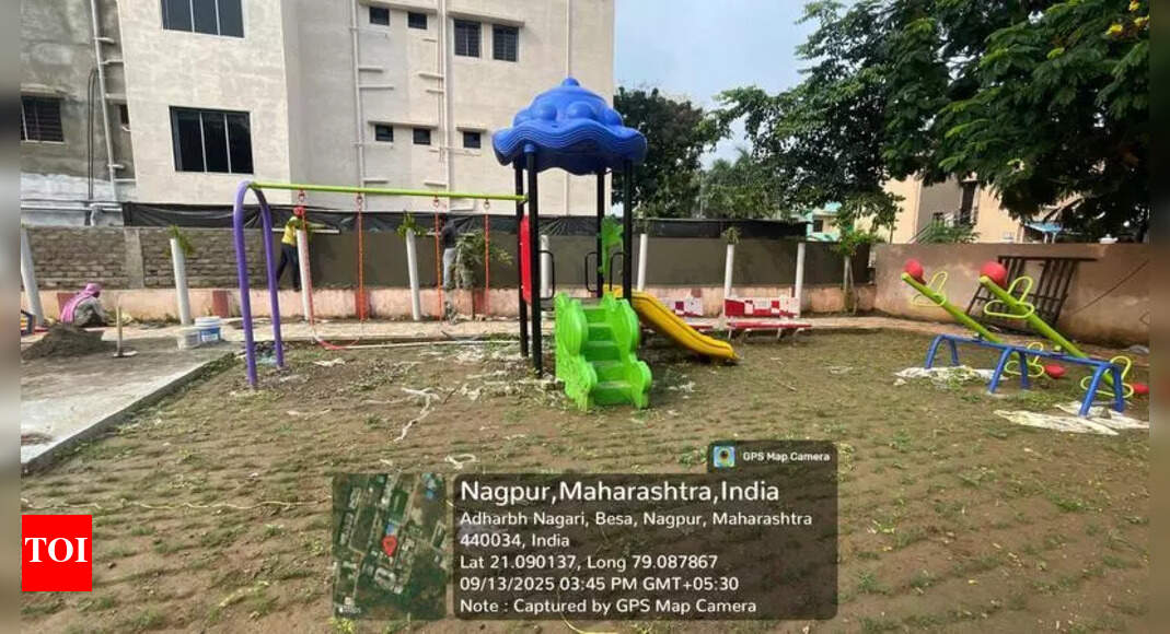 The Taywade Layout Garden from Beltarodi gets new foils, equipment | Nagpur News