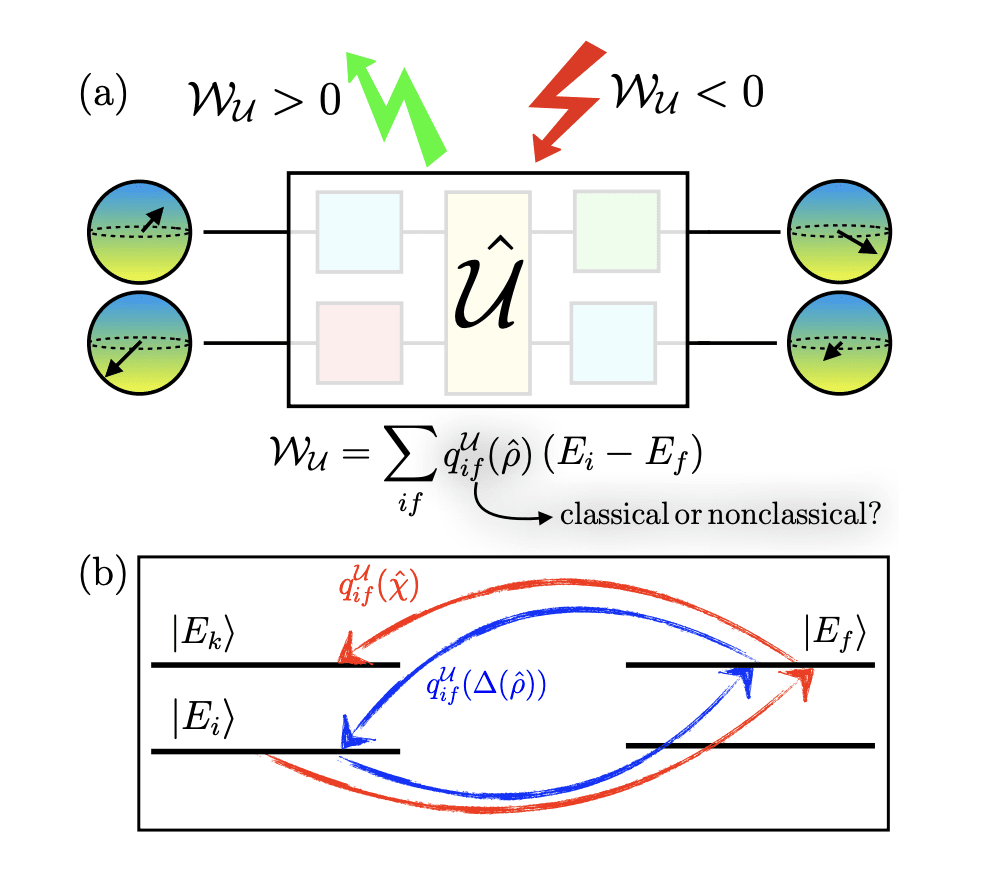 The quantum coherence enables anomal work extraction in the qubit gate dynamics and shows statistics at circuit level