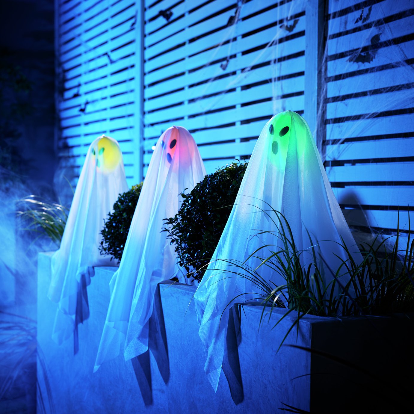 Argos Home 3 Pack Light Up Halloween Ghost Decorations
