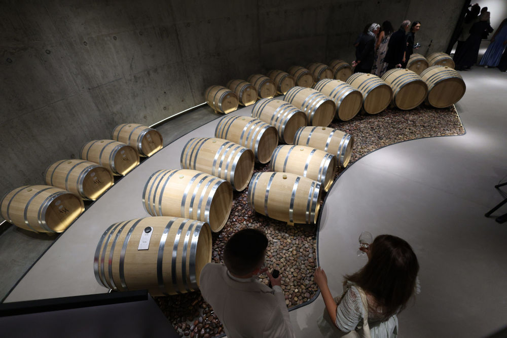 Cellar of Aya Winery Estate