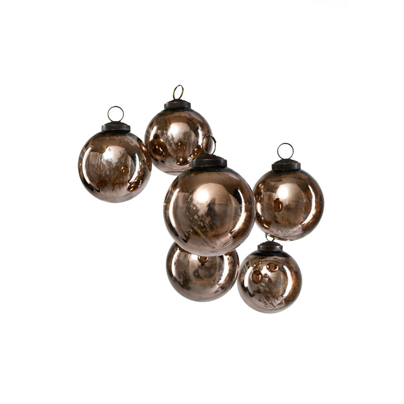 The Christmas Aisle® Decorative Glass Ball Ornament & Reviews | Wayfair