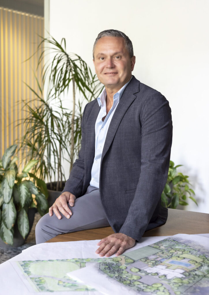 The landscape architect Gregory Lombardi tells the unique story of a place in his designs.