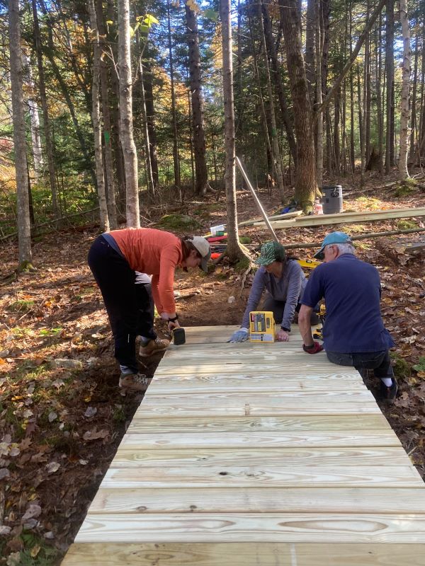 Hamilton Audubon Sanctuary bridge structure