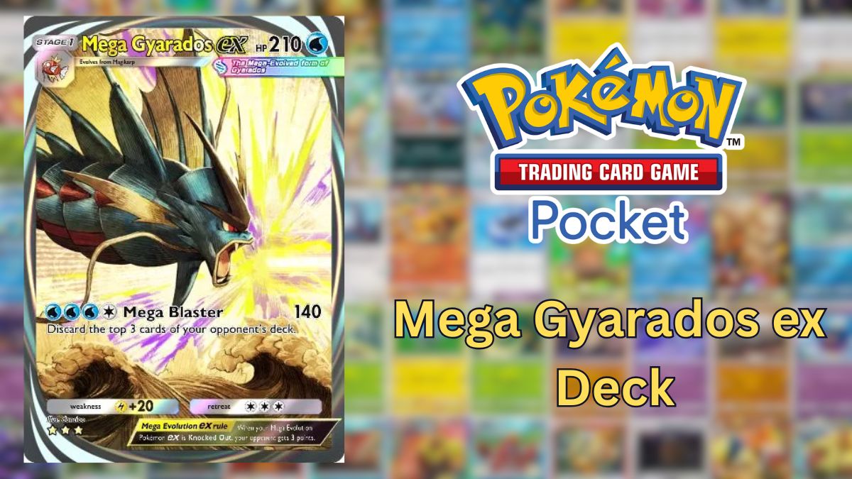 Best Pokémon Trading Card Game Pocket Mega Gyarados EX Deck