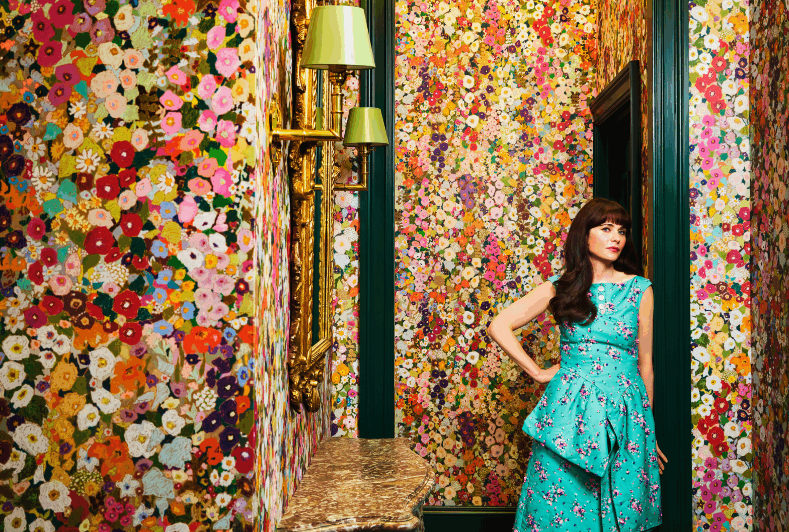 4 design highlights from Jonathan Scott and Zooey Deschanel's maximalist NYC apartment