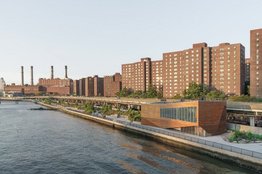 BIG completes solar education center in East River Park in New York