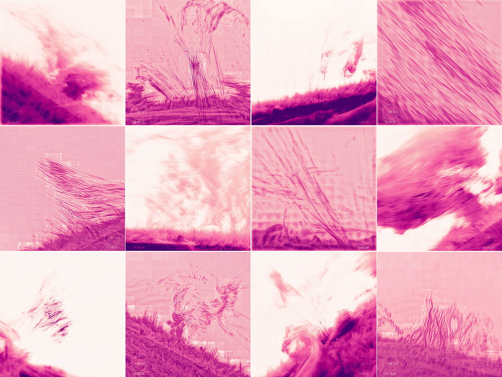 Collage of observations with cona of various protuberances and rain in the sun corona. Photo credits: Schmidt et al./njit/nso/aura/nsf