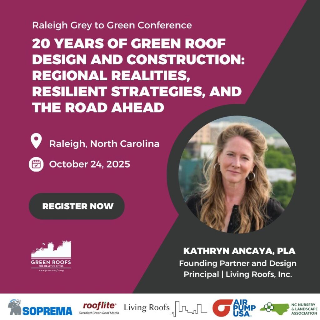 Raleigh Gray to Green 2025 conference exploring green infrastructure strategies for climate-resilient cities
