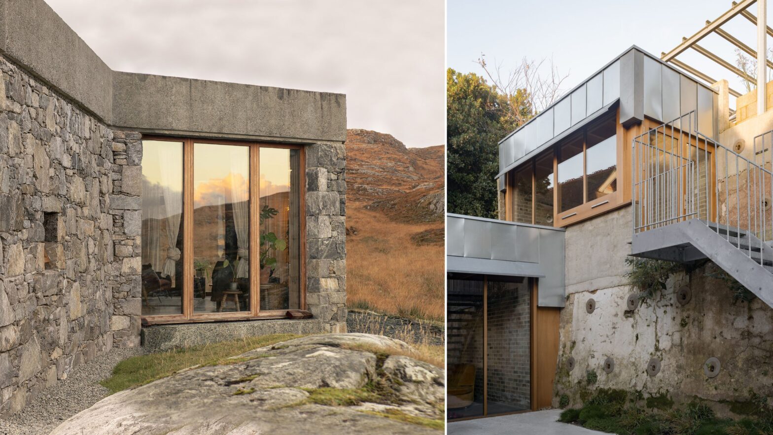 RIBA unveils the first pair of structures shortlisted for the 2025 House of the Year