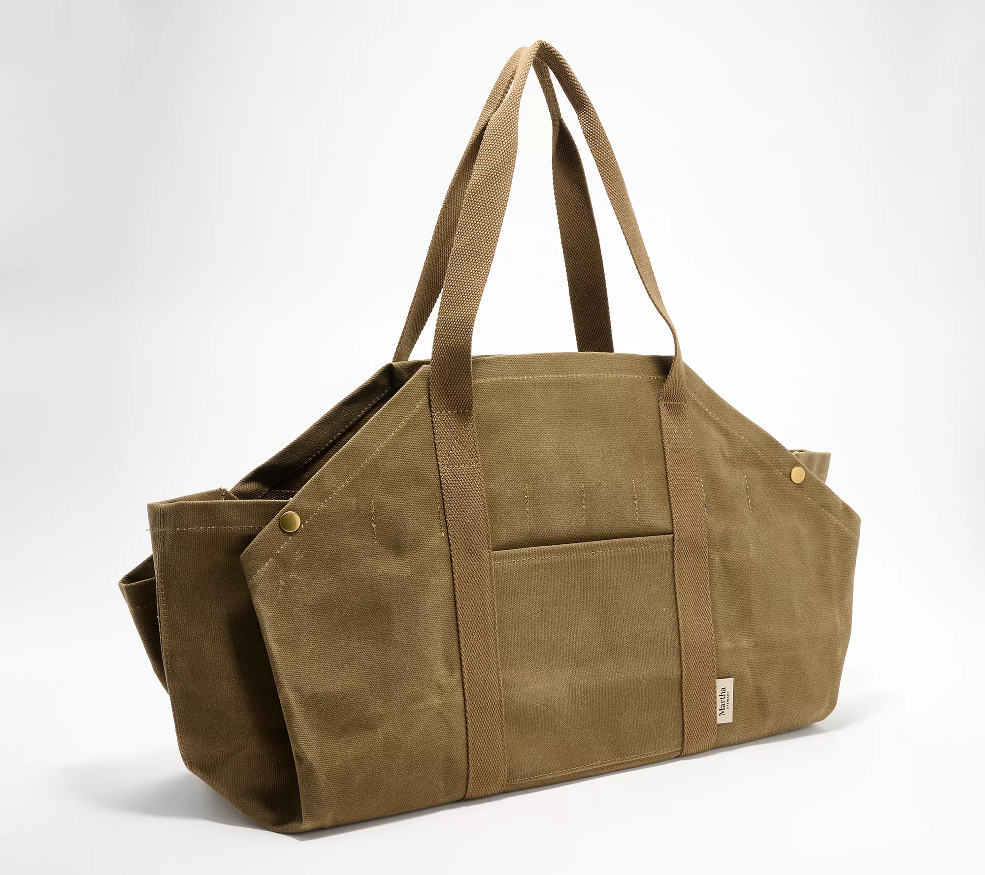 Martha Stewart waxed canvas garden tool bag