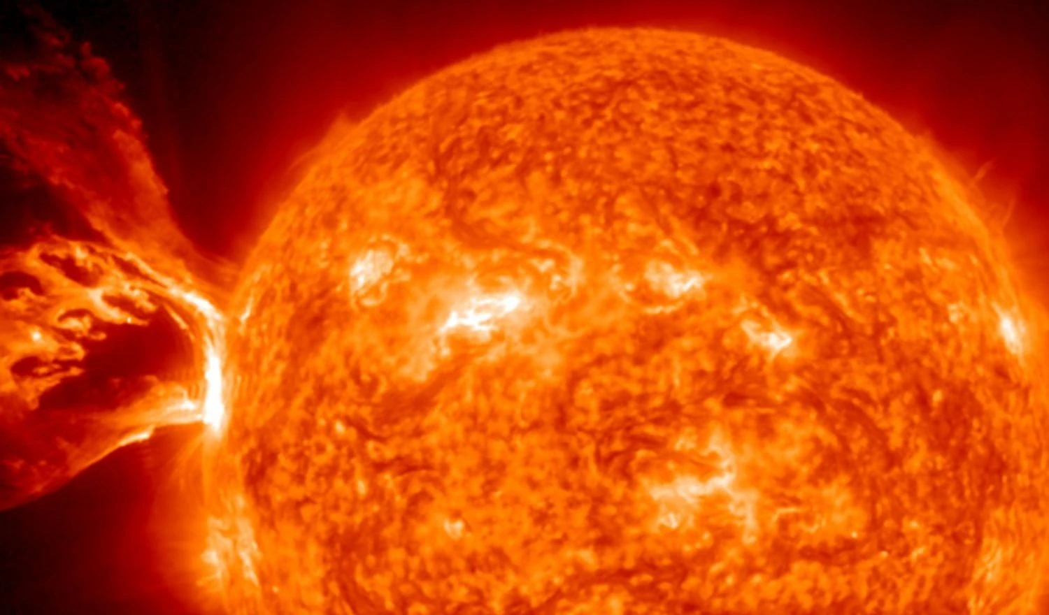 A large solar flare facing Earth caused a coronal mass ejection