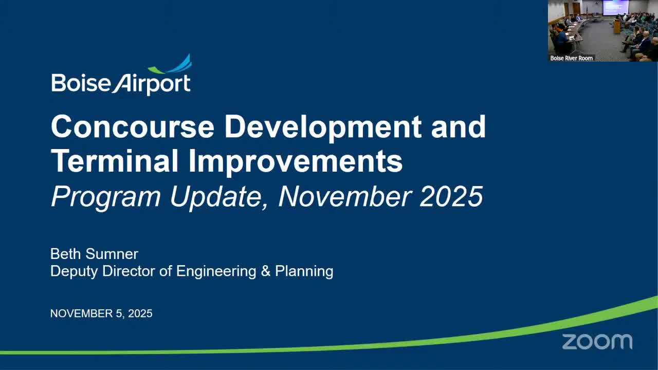 Boise Airport unveils designs for Concourse A and seeks phased construction and replacement of baggage system
