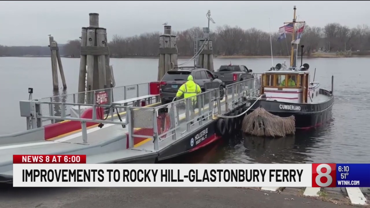 The Rocky Hill-Glastonbury ferry will receive upgrades in the 2025-26 off-season