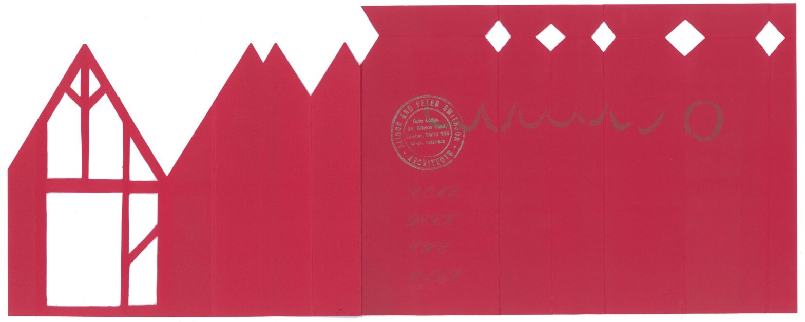 Brutalist architect Alison Smithson has designed some of the most festive Christmas cards we've ever seen